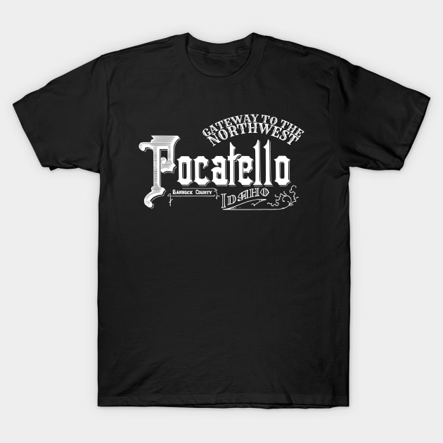 Vintage Pocatello, ID T-Shirt by DonDota